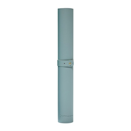 Phoenix matepad alfrombrilla escritorio ratón pu 80 x 40 cm antideslizante impermeable materíal simil cuero azul - gris