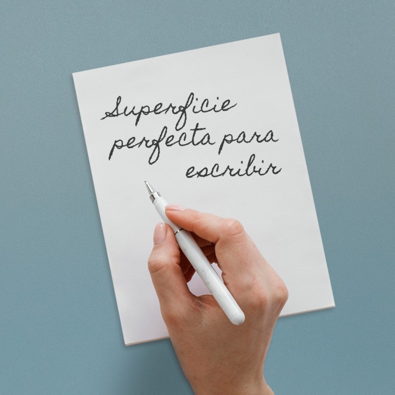 Phoenix matepad alfrombrilla escritorio ratón pu 80 x 40 cm antideslizante impermeable materíal simil cuero azul - gris