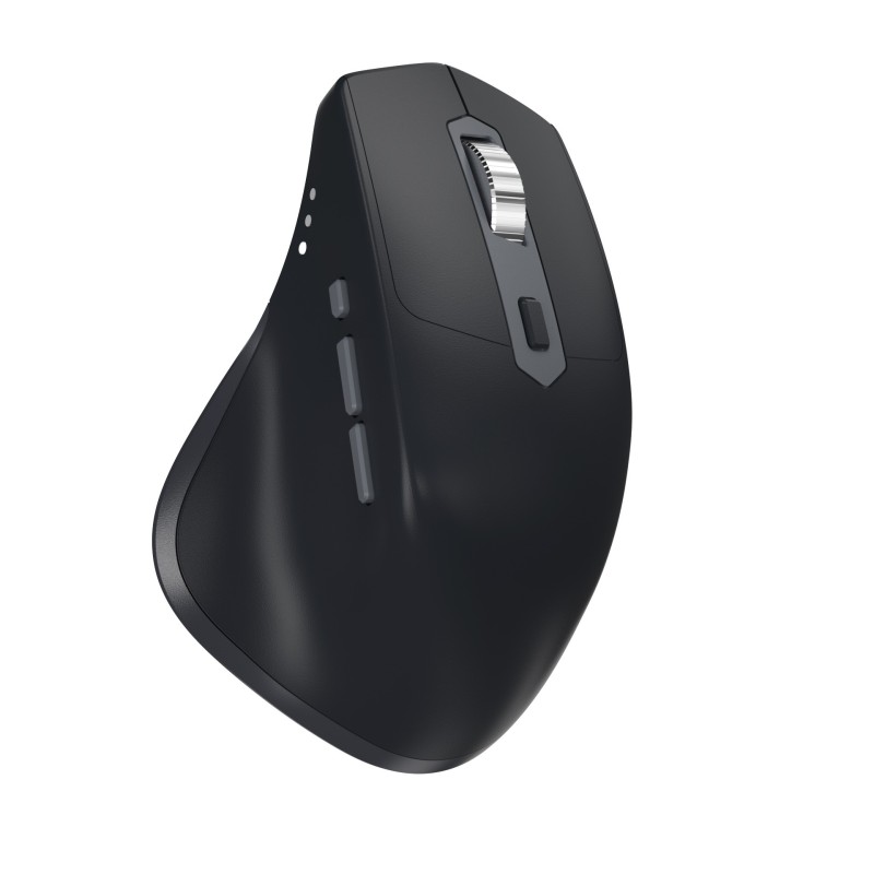 Ratón inalambrico bluetooth phoenix ergo m2 ergonomico multidispositivo y batería recargable click silenciosos