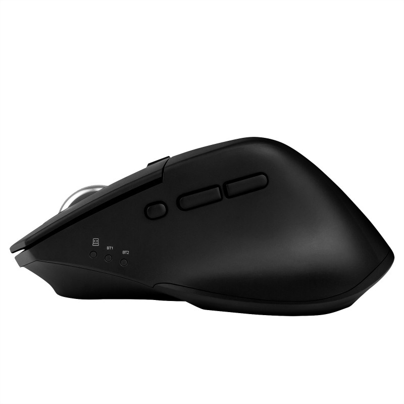 Ratón inalambrico bluetooth phoenix ergo m2 ergonomico multidispositivo y batería recargable click silenciosos