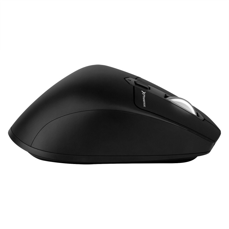 Ratón inalambrico bluetooth phoenix ergo m2 ergonomico multidispositivo y batería recargable click silenciosos