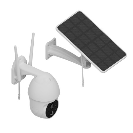 Cámara ip motorizada vigilancia solar batería phoenix sentry ev full hd wifi detección movimiento audio dual app tuya smart