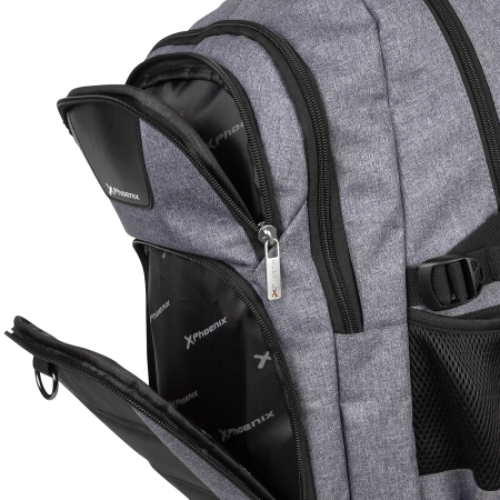 Mochila con ruedas trolley phoenix discovery g para portátil 17 pulgadas gris