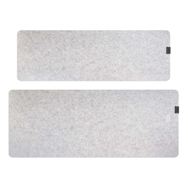 Phoenix sizigia alfombrilla premium de fieltro para escritorio gris l