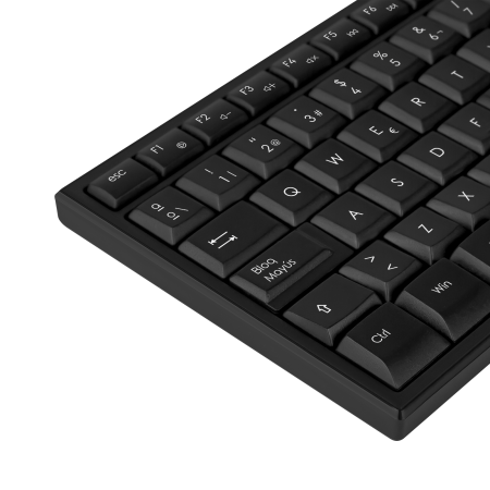 Phoenix k100 teclado multimedia usb negro qwerty oficina