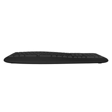 Phoenix k201 teclado ergonomico inalambrico 2.4ghz negro