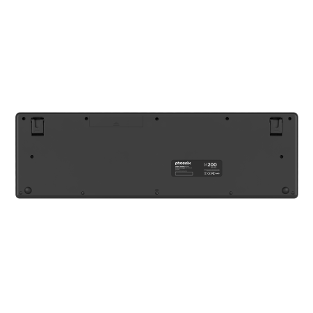 Teclado inalambrico qwerty phoenix k200 negro delgado