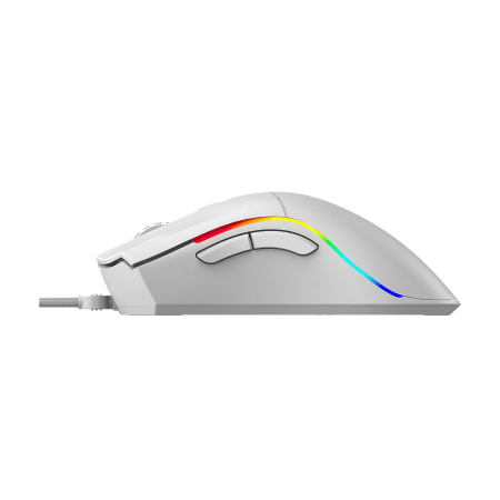 Ratón phoenix gaming void 12000 dpi de alto rendimiento blanco rgb usb configurable