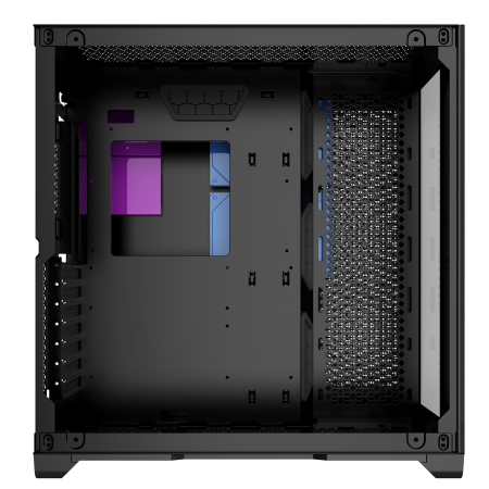 Caja ordenador phoenix gaming zephyr cubo atx doble cristal templado soporte gpu hasta 380mm