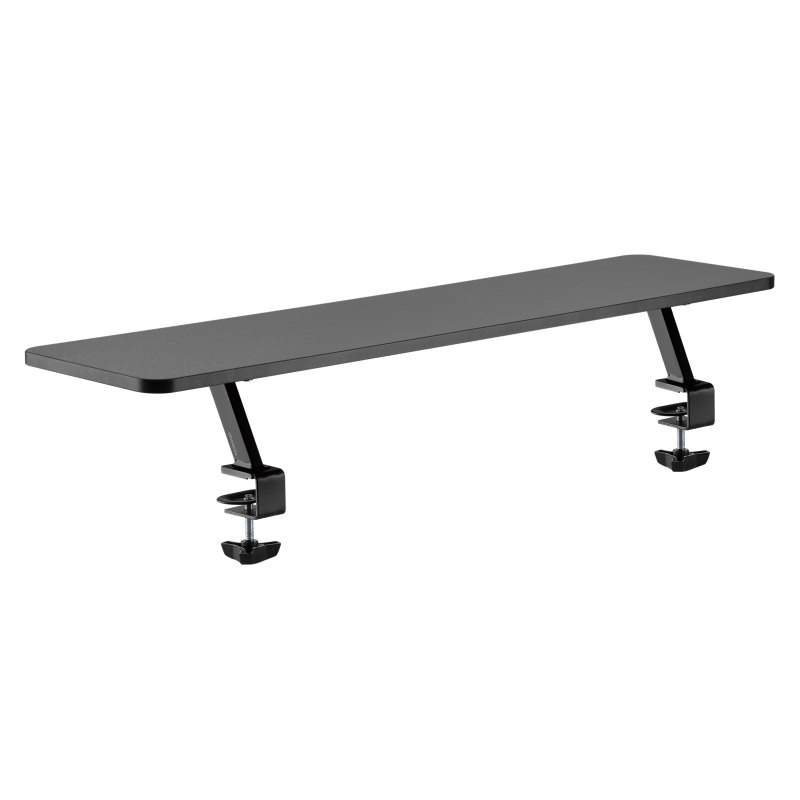Elevador de monitor para escritorio mesa gaming phoenix riser pro 100 x 26 cm madera mdf fijación universal ajustable