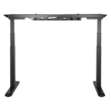 Signa estructura ajustable para escritorio doble motor y 3 segmentos negra