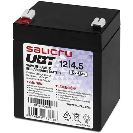 Bateria agm salicru compatible para sais 4.5ah 12v