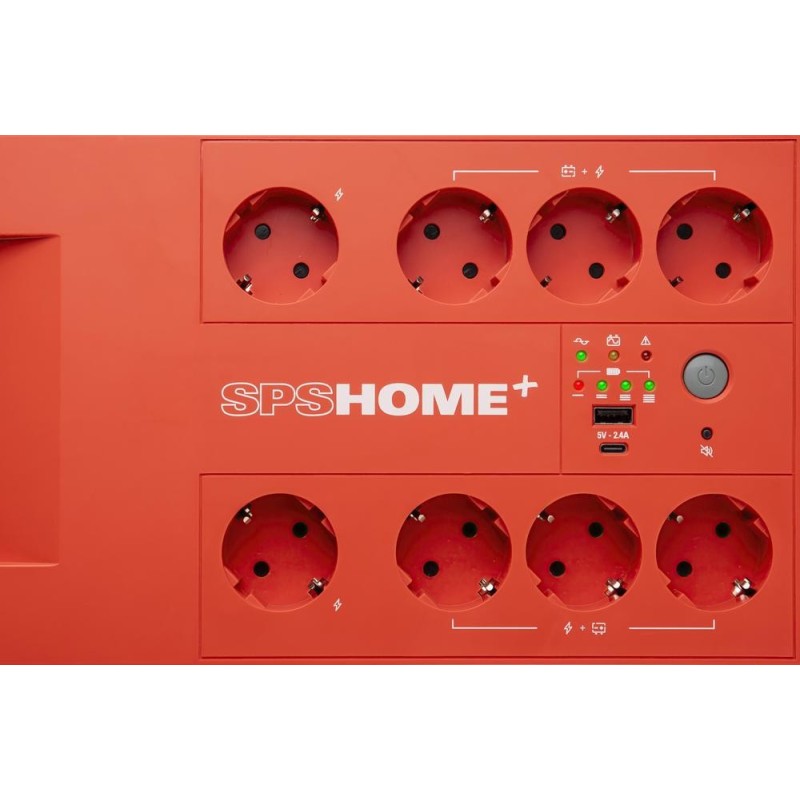 SAI Línea Interactiva Salicru SPS 850+/ 850VA-480W/ 8 Salidas/ Formato Rack