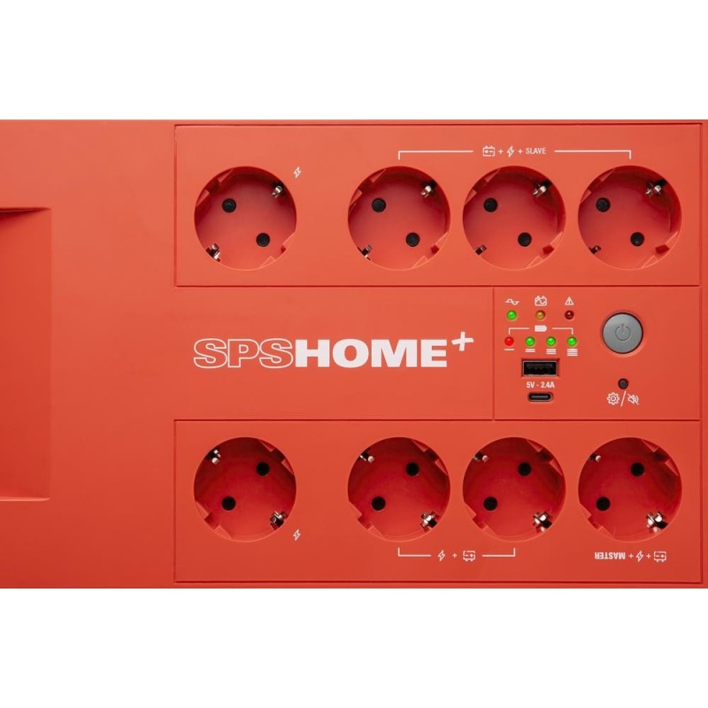 SAI Línea Interactiva Salicru SPS 1000+/ 1000VA-600W/ 8 Salidas/ Formato Rack