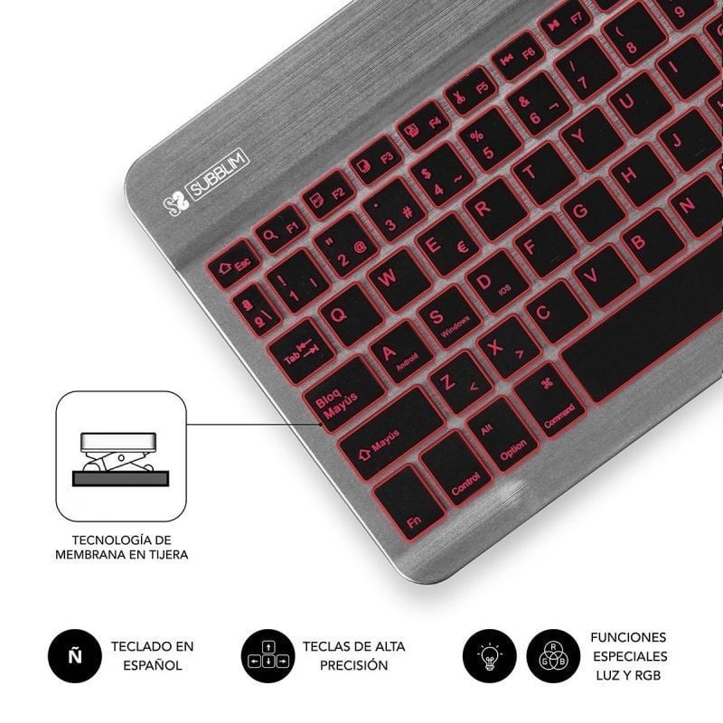 Teclado tablet subblim sub - kbt - smbl31 inalambrico