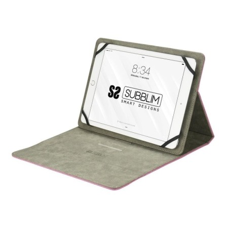 Funda subblim clever stand case para tablet 10.1 pulgadas rosa