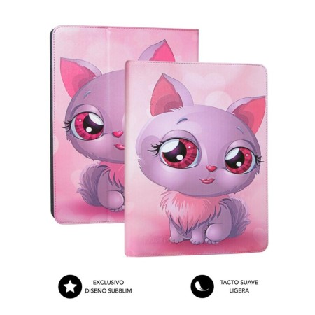 Funda subblim trendy case para tablet 10.1 pulgadas gato