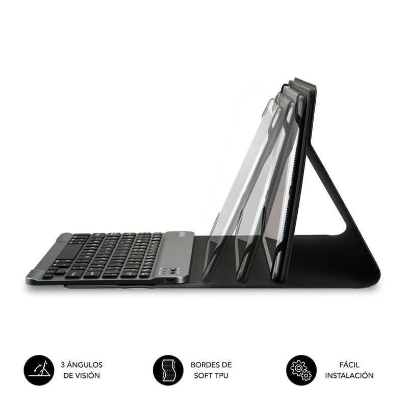 Funda tablet subblim keytab pro para tablet 10.1 pulgadas gris