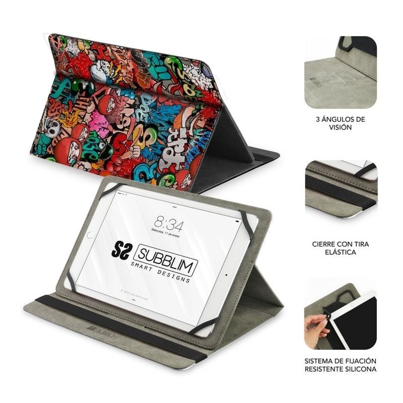 Funda Subblim Trendy Graffiti para Tablets de 9.6″-11″