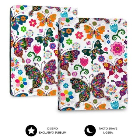 Funda subblim clever ebook case 6 pulgadas mariposas