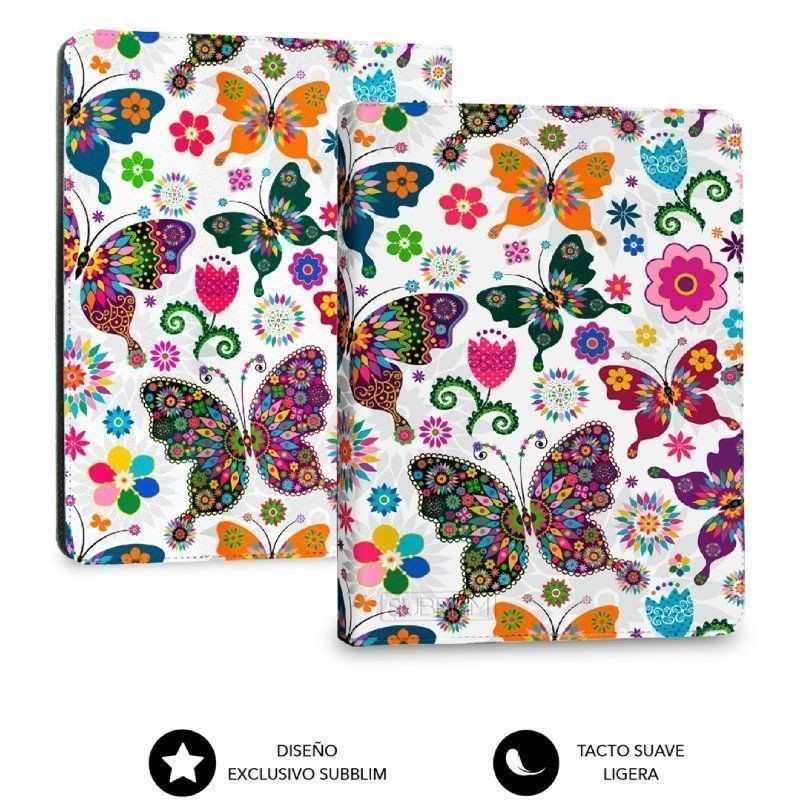 Funda subblim clever ebook case 6 pulgadas mariposas