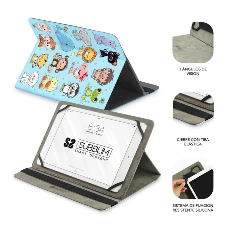 Funda subblim trendy case para tablet 11 pulgadas animals