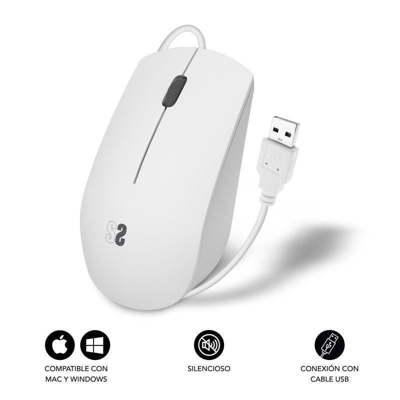 Raton subblim submo - b2bs002 blanco