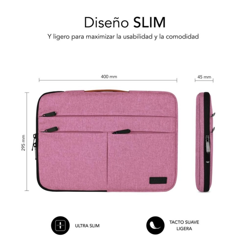 Funda subblim air padding 360 sleeve para portatil 15.6 pulgadas rosa