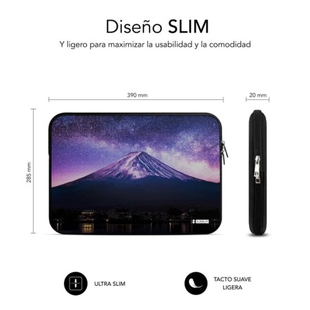 Funda para portatil subblim trendy sleeve neo mountain 15.6 pulgadas