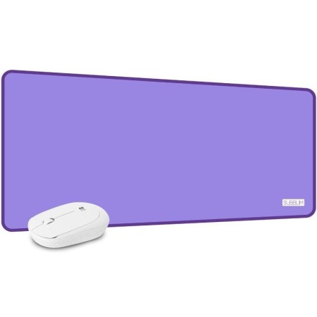 Alfombrilla + raton inalambrico subblim harmony purpura