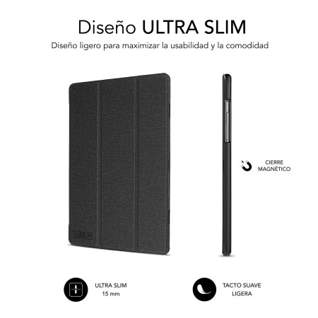 Funda subblim shock case para samsung tab a9+ 11 pulgadas negro