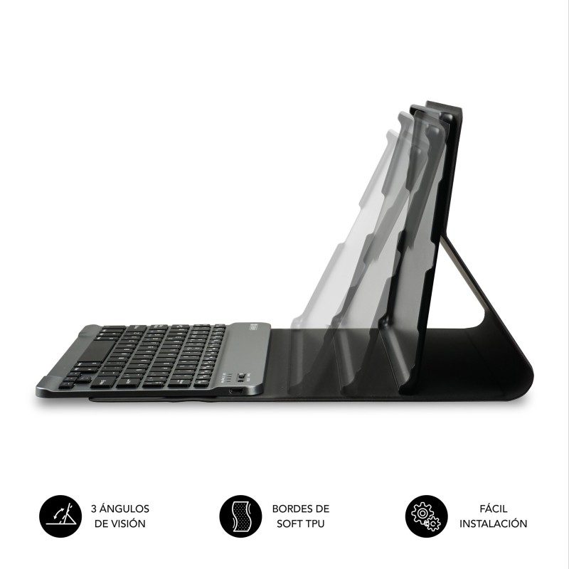 Funda + teclado subblim keytab pro para tablet samsung a9+ 11 pulgadas