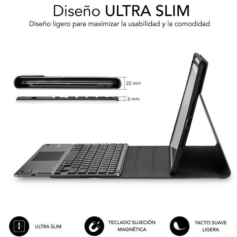 Funda con Teclado Subblim KeyTab Pro BT para Tablet iPad 10.9″ 10a Gen/ Negra