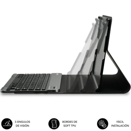 Funda con Teclado Subblim KeyTab Pro BT para Tablets Samsung Galaxy A11+/ Negra