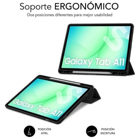 Funda Subblim Clear Shock Case para Samsung A11 8.7″/ Negra