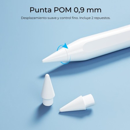 Lápiz Electrónico Subblim NoteFlow Pen para iPad/ Blanco