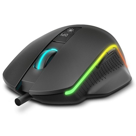 Mouse raton krom keos gaming 6400 dpi usb rgb
