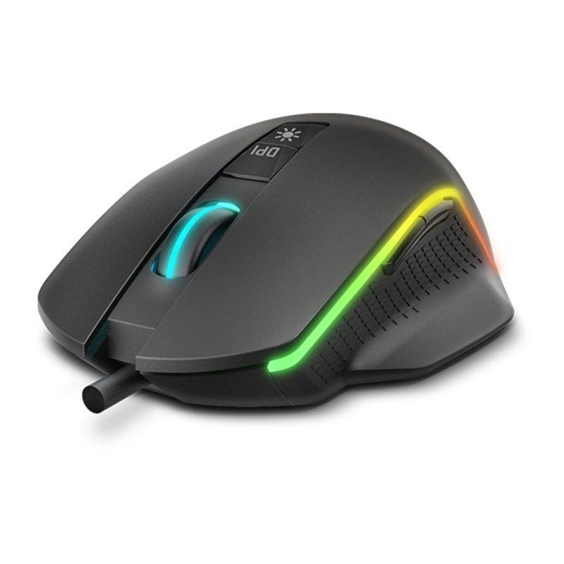 Mouse raton krom keos gaming 6400 dpi usb rgb
