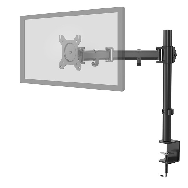 Soporte de mesa nox single para monitor 13 pulgadas - 17 pulgadas carga maxima 8kg vesa 100 x 100