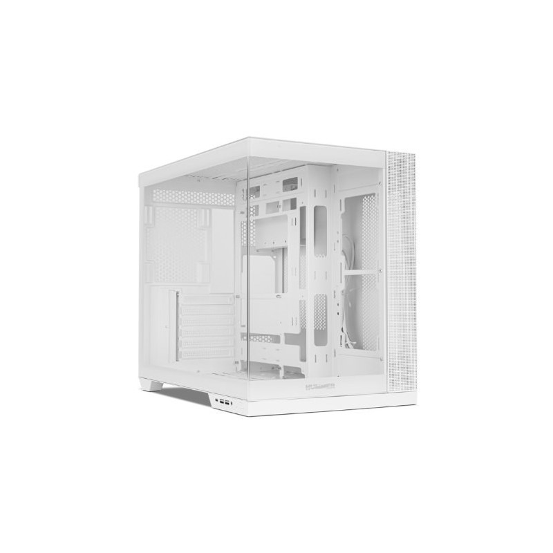 Caja ordenador gaming hummer astra neo atx argb cristal templado blanco