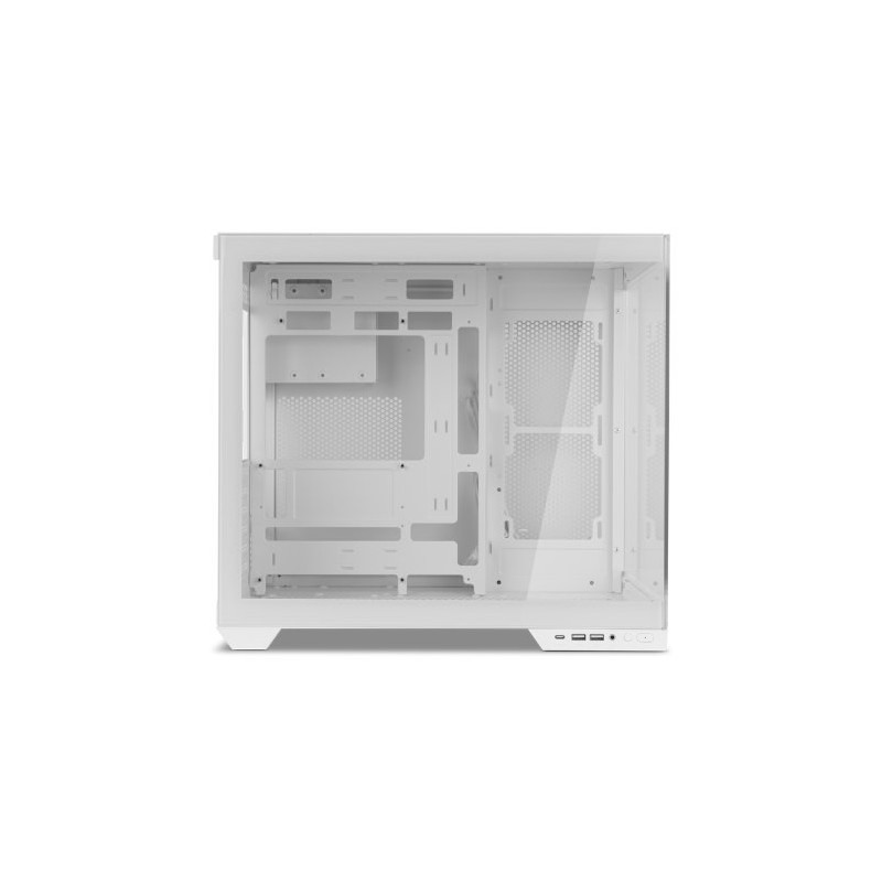 Caja ordenador gaming hummer astra neo atx argb cristal templado blanco