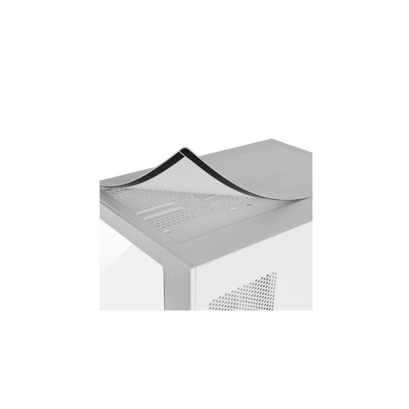 Caja ordenador gaming hummer astra neo atx argb cristal templado blanco