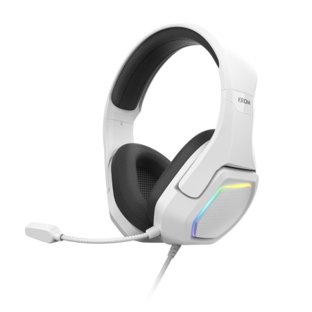 Auriculares Gaming con Micrófono Krom Kopa 7.1/ USB 2.0/ Blancos
