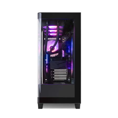 Caja ordenador gaming nox hummer ether atx argb cristal templado negro