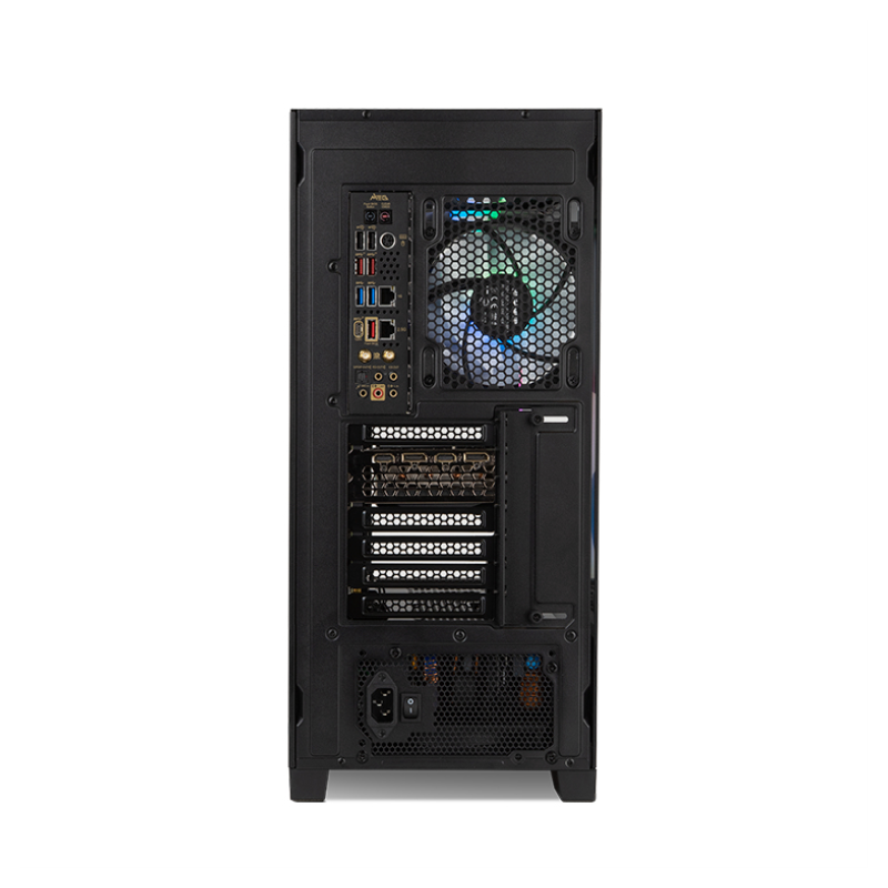 Caja ordenador gaming nox hummer ether atx argb cristal templado negro