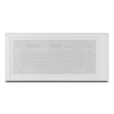 Caja ordenador gaming nox hyperflow hummer aero atx argb cristal templado blanco