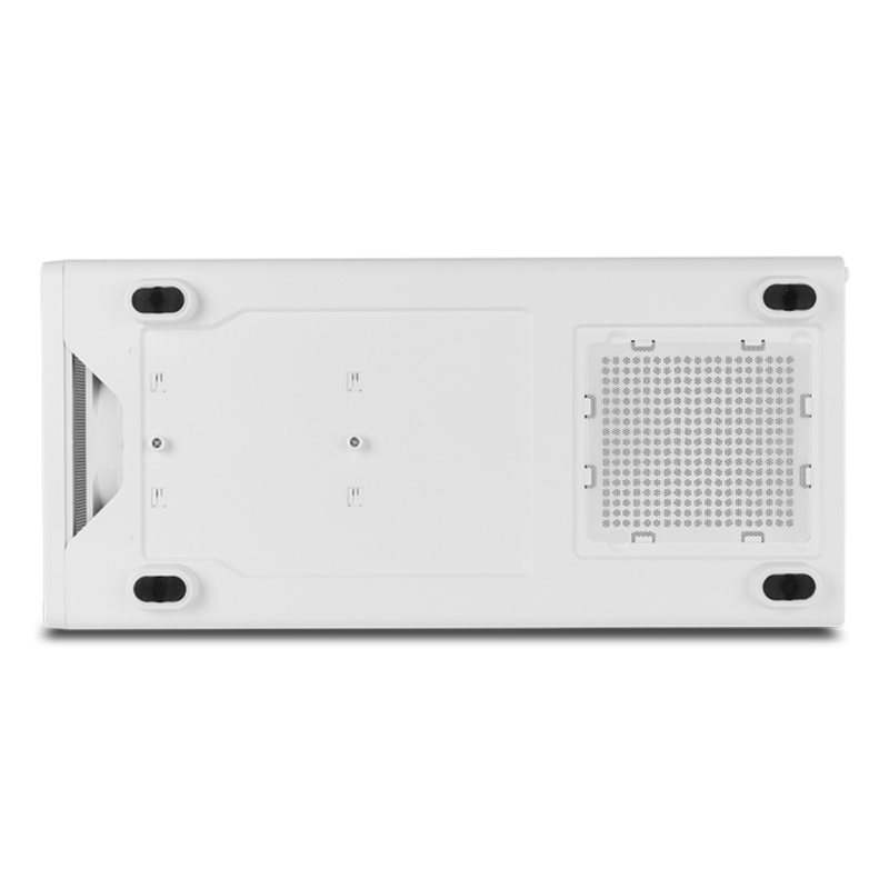Caja ordenador gaming nox hyperflow hummer aero atx argb cristal templado blanco