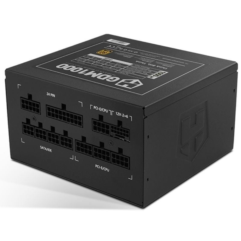 Fuente de Alimentación Nox Hummer GDM/ 1000W/ Ventilador 12cm/ ATX 3.1/ PCIe 5.1/ 80 Plus Gold