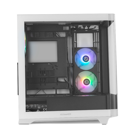 Caja Gaming Semitorre Nox Hummer ETHER/ Blanca y Negra