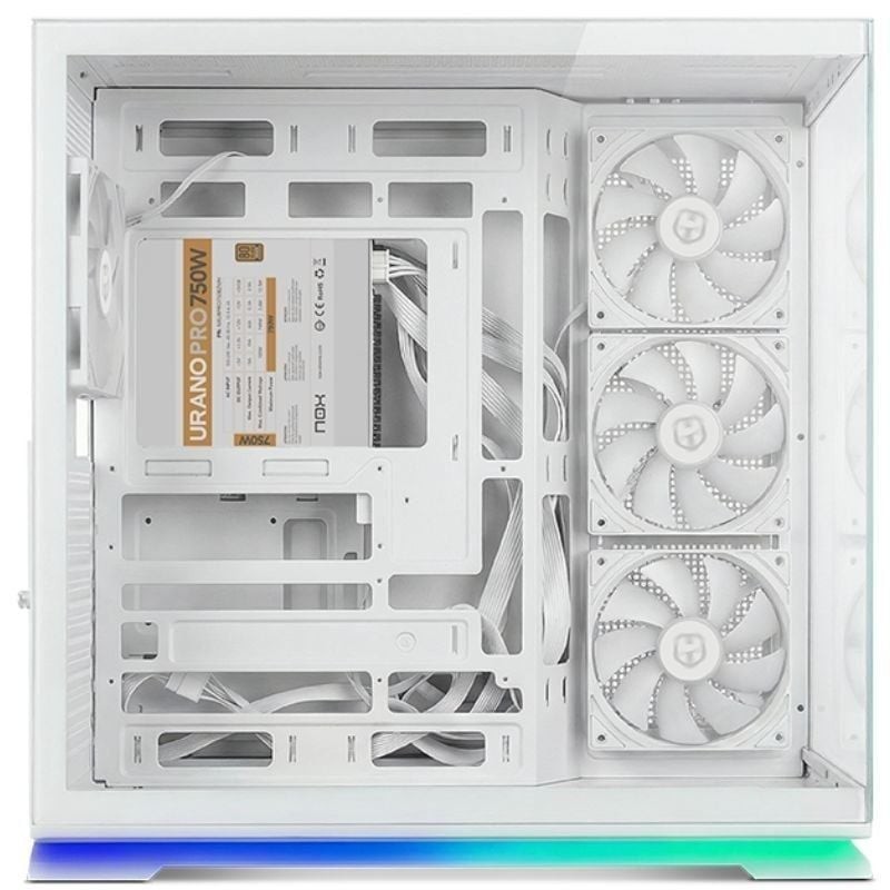 Caja Gaming Semitorre Nox Hummer Galaxy/ Blanca